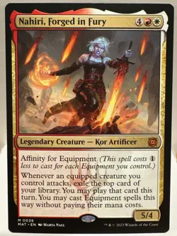 Nahiri, Forged in Fury March of the Machine: The Aftermath Regular Near Mint - Image 1