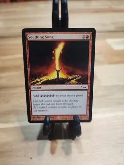 MTG Mirrodin 1x Seething Song EX/NM - Image 1