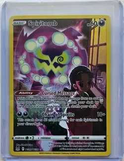 Spiritomb TGG09/TG30 Lost Origin Sword & Shield Rare Holographic Pokemon Card - Image 1