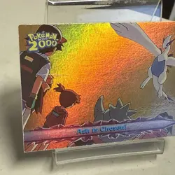 Topps Pokemon the Movie 2000 Ash is Chosen #46 Lugia RAINBOW FOIL - VERY RARE - Image 2