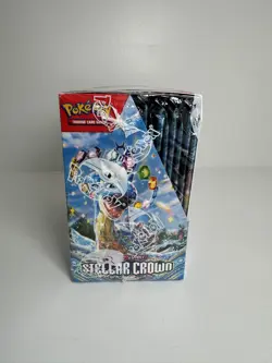 Pokemon TCG Stellar Crown Booster Box (Factory Sealed) 36 Packs - Image 3