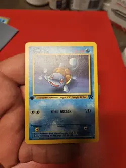 1st Edition Squirtle Team Rocket 68/82 Pokemon TCG 2000 Vintage WOTC - Image 1