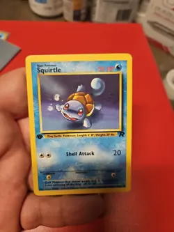 1st Edition Squirtle Team Rocket 68/82 Pokemon TCG 2000 Vintage WOTC - Image 2
