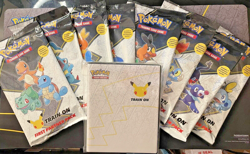 First Partner Pack COMPLETE SET 8 + Binder NEW SEALED Pokemon 25th Anniversary - Image 1