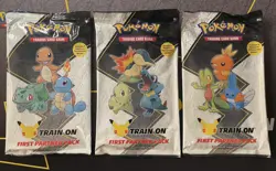 First Partner Pack COMPLETE SET 8 + Binder NEW SEALED Pokemon 25th Anniversary - Image 2