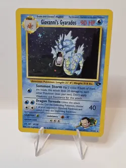 Giovanni's Gyarados 5/132 MP Holo Rare Pokemon TCG: 2000 Gym Challenge Unlimited - Image 1
