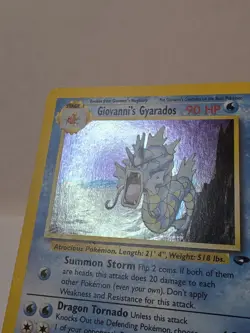 Giovanni's Gyarados 5/132 MP Holo Rare Pokemon TCG: 2000 Gym Challenge Unlimited - Image 2