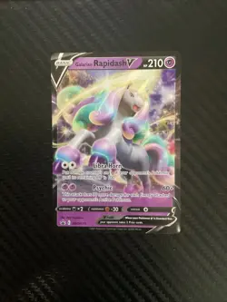 Galarian Rapidash V SWSH111 - Promo - Pokemon TCG - NM - Image 1