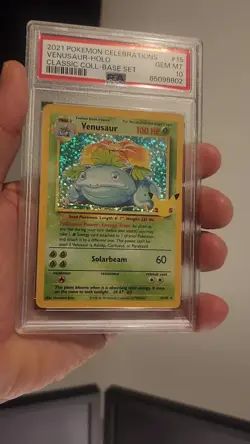 2021 Pokemon Celebrations Venusaur PSA 10 Classic Collection #15 - Image 2