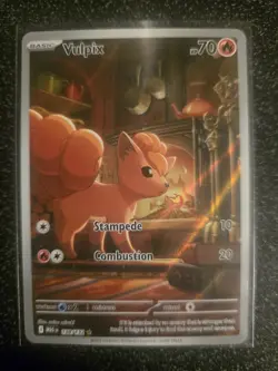 Pokemon TCG Mega Evolution Base Set Vulpix 138/132 Mint Condition - Image 1