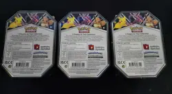 Pokemon TCG Pikachu, Eevee & Eternatus V Powers Tins (Lot Of 3) NEW SEALED 2020 - Image 2
