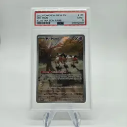 2023 POKEMON MEW EN-151 Illustration Rare Mr. Mime 179/165 PSA 9 MINT - Image 1