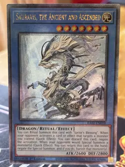 Yu-Gi-Oh Sauravis, The Ancient And Ascended RA02-EN019 1st. Quarter Century NM - Image 1
