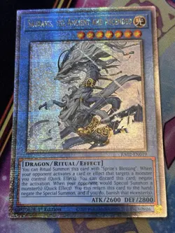 Yu-Gi-Oh Sauravis, The Ancient And Ascended RA02-EN019 1st. Quarter Century NM - Image 2