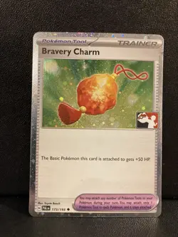 Prize Pack Series Cards #173/193 Bravery Charm HOLO - Image 1