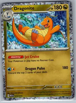Dragonite 012/015 Holo McDonald's Promos 2024 - Pokemon Card - NM - Image 1
