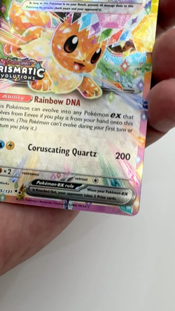 🧨 Pokemon TCG Prismatic Evolutions Eevee EX Stamped Promo Holo Card 075/131 🧨 - Image 2