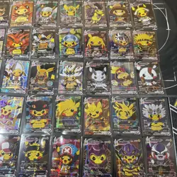 Pokemon (46 Total) Non TCG Fake Pikachu Poncho Cards All NM No Duplicates - Image 3