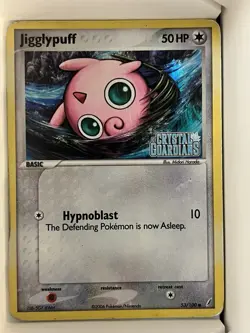 Jigglypuff - 53/100 - Pokemon Crystal Guardians Reverse Holo Card DMG - Image 1