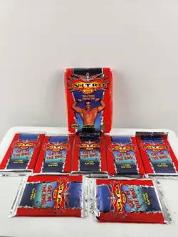 WCW Nitro Trading Card Game Starter Set & 7 Packs Wizards of the Coast 2000 - Image 1