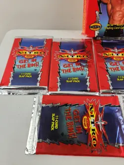 WCW Nitro Trading Card Game Starter Set & 7 Packs Wizards of the Coast 2000 - Image 3