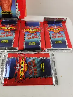 WCW Nitro Trading Card Game Starter Set & 7 Packs Wizards of the Coast 2000 - Image 4