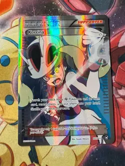 Korrina (111 Full Art) 111/111 XY - Furious Fists Holo Pokemon Card LP - Image 1