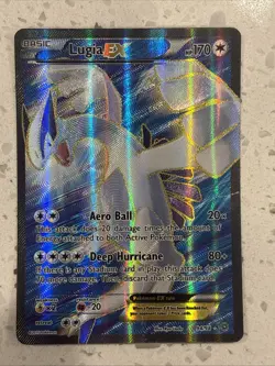 Pokemon TCG Lugia-EX Holo Full Art Ultra Rare Card Ancient Origins 94/98Ungraded - Image 1