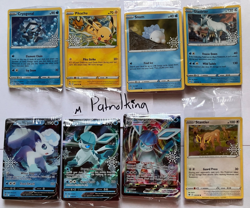 Pokemon 2023 Holiday Advent Calendar Stamped Cards x 8 Full Set Sealed TCG Promo - Image 1