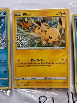 Pokemon 2023 Holiday Advent Calendar Stamped Cards x 8 Full Set Sealed TCG Promo - Image 3
