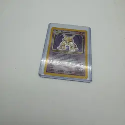 Pokemon TCG Alakazam Base Set Holo Card 1/102 LP - Image 5