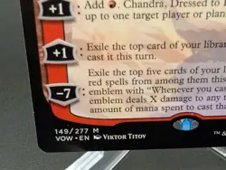 Chandra, Dressed to Kill Innistrad: Crimson Vow Regular - Image 2