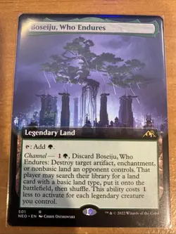 Boseiju, Who Endures Extended Art Kamigawa: Neon Dynasty MTG Near Mint! - Image 1