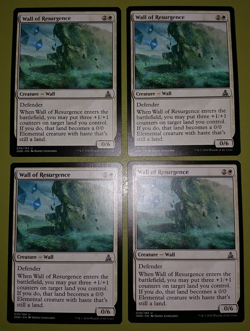 Wall of Resurgence x4 Oath of the Gatewatch 4x Playset Magic the Gathering MTG - Image 1