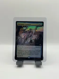 MTG, Biorganic Carapace (Extended Art) $3 ORDER MIN - FOIL - SPM 269 Spider-Man - Image 1