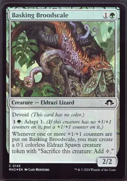 Basking Broodscale - 145 Foil MTG MH3 - Image 1