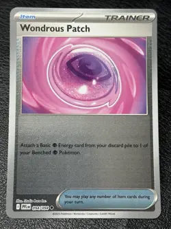 Wondrous Patch 094/094 - Reverse Holo - Pokemon TCG: Phantasmal Flames - NM - Image 1