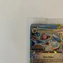 Glaceon ex 026/131 Surprise Box Stamped Promo Prismatic Evolutions Sealed - Image 2