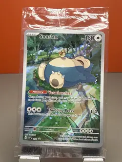 SEALED Snorlax SVP051 Promo Pokemon TCG Scarlet & Violet 151 Illustration Rare - Image 1