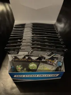 Pokemon TCG Black Bolt Tech Sticker Collection Case & Display Box 12ct - Image 2