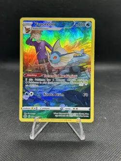 2022 Brilliant Stars Trainer Gallery Holo Vaporeon Ultra Rare #TG02/TG30 - Image 2