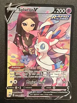 Pokemon TCG - NM/M Sylveon V Full Art Rare TG14/TG30 Brilliant Stars - Image 1