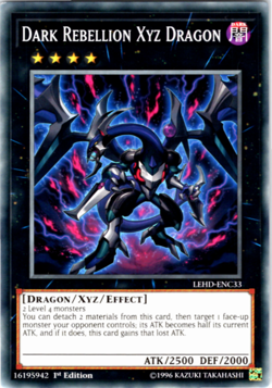 Dark Rebellion Xyz Dragon - LEHD-ENC33 - Common - 1st Edition - Yugioh - Image 1