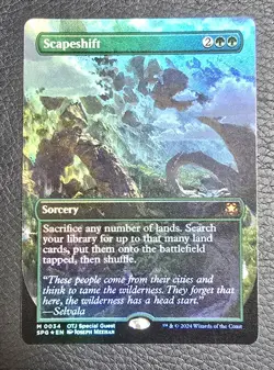 Scapeshift (Borderless) Special Guests Foil MTG NM Magic Card - Image 1