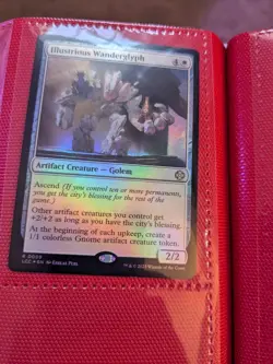 MTG English Illustrious Wanderglyph moderately Played Foil - Image 1