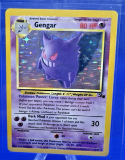 Pokemon TCG Gengar Fossil Holo Card 5/62 Unlimited Rare Vintage WOTC - Image 5