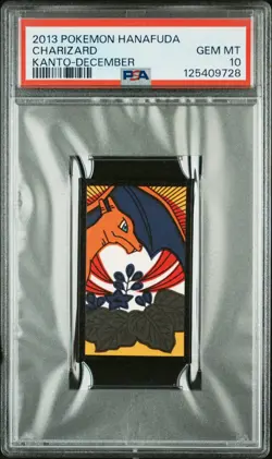 Charizard - Kanto-December - 2013 Hanafuda - Pokemon Card - PSA 10 - Image 1