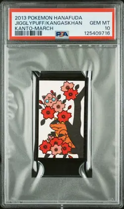 Jigglypuff/Kangaskhan - Kanto-March - 2013 Hanafuda - Pokemon Card - PSA 10 - Image 1