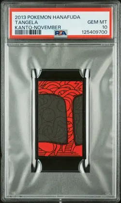 Tangela - Kanto-November - 2013 Hanafuda - Pokemon Card - PSA 10 - Image 1
