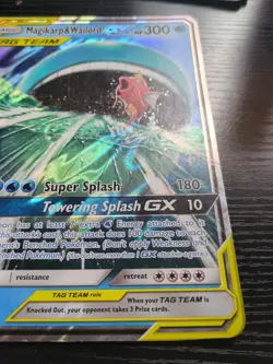 Pokemon TCG Sun & Moon Magikarp & Wailord GX SM166 Promo Card JUMBO - Image 2